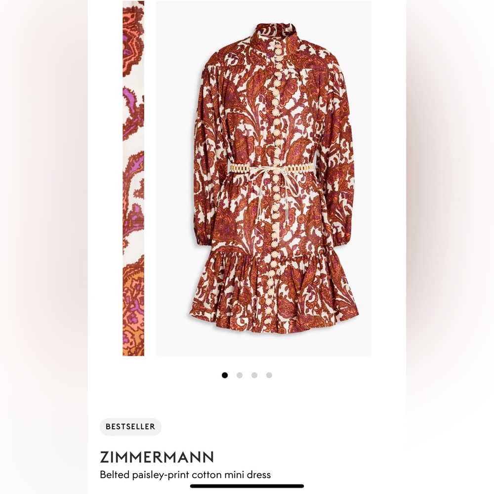 Zimmermann ISO THIS DRESS SIZE 3 OR 4( L/XL)